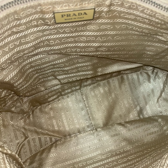 Prada Cream Leather Hobo Bag - Picture 5 of 12